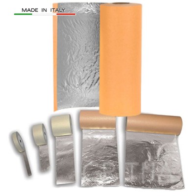 Sidabro imitacija rulone Silver/Aluminum