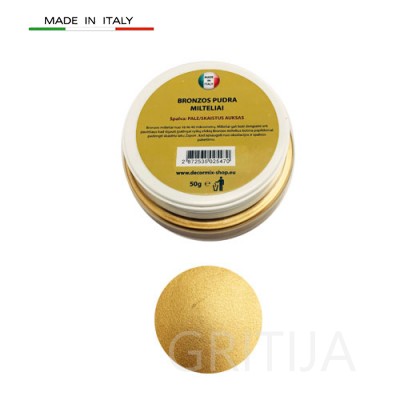 Bronzos milteliai PALE/AUKSAS 50g