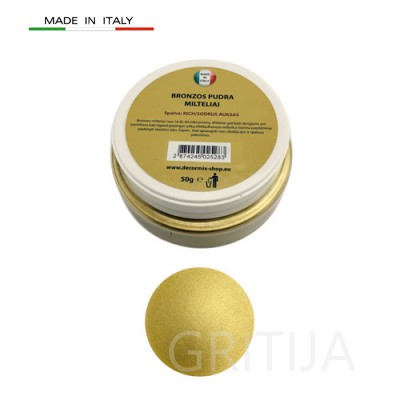 Bronzos milteliai RICH/AUKSAS 50g