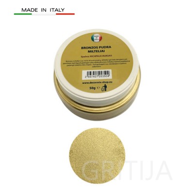 Bronzos milteliai RICHPALE/AUKSAS 50g
