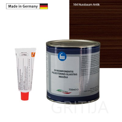 Poliesterinis glaistas 2K  riešutas ant.